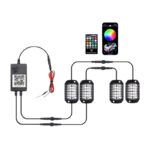 Σετ διακοσμητικά φώτα πλαισίου αυτοκινήτου LED με τηλεχειρισμό - 1112110/R04 - 110852