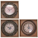 Ρολόι Τοίχου Αντικέ Χρυσό Μπρονζέ ø30cm Homie 321897