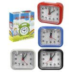 Ρολόι Ξυπνητήρι Απλό Ορθογώνιο 8x6,5cm Homie 322018
