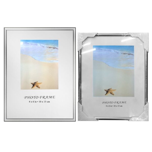 Κορνίζα Αλουμινίου Ασημί 10x15cm Homie 322048