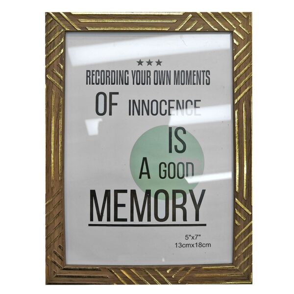 Κορνίζα Πλαστική Τύπου Ξύλο Σκούρο 13x18cm Homie 322064