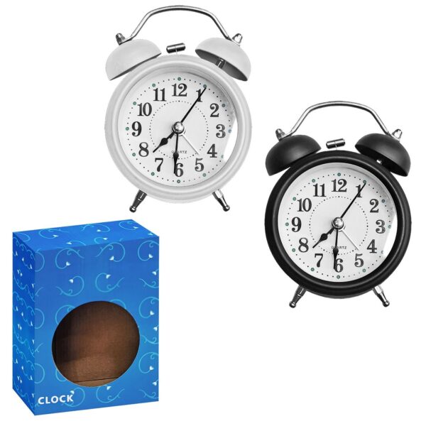 Ρολόι Ξυπνητήρι Μεταλλικό 12cm Homie 32396
