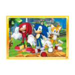 Clementoni Παιδικό Παζλ 4 in 1 Super Color Sonic 12-16-20-24 τμχ - Image 2