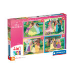 Clementoni Παιδικό Παζλ 4 in 1 Super Color Disney Princess 12-16-20-24 τμχ