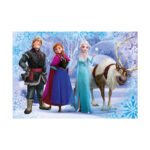 Clementoni Παιδικό Παζλ Super Color Disney Frozen 2x20 τμχ - Image 2