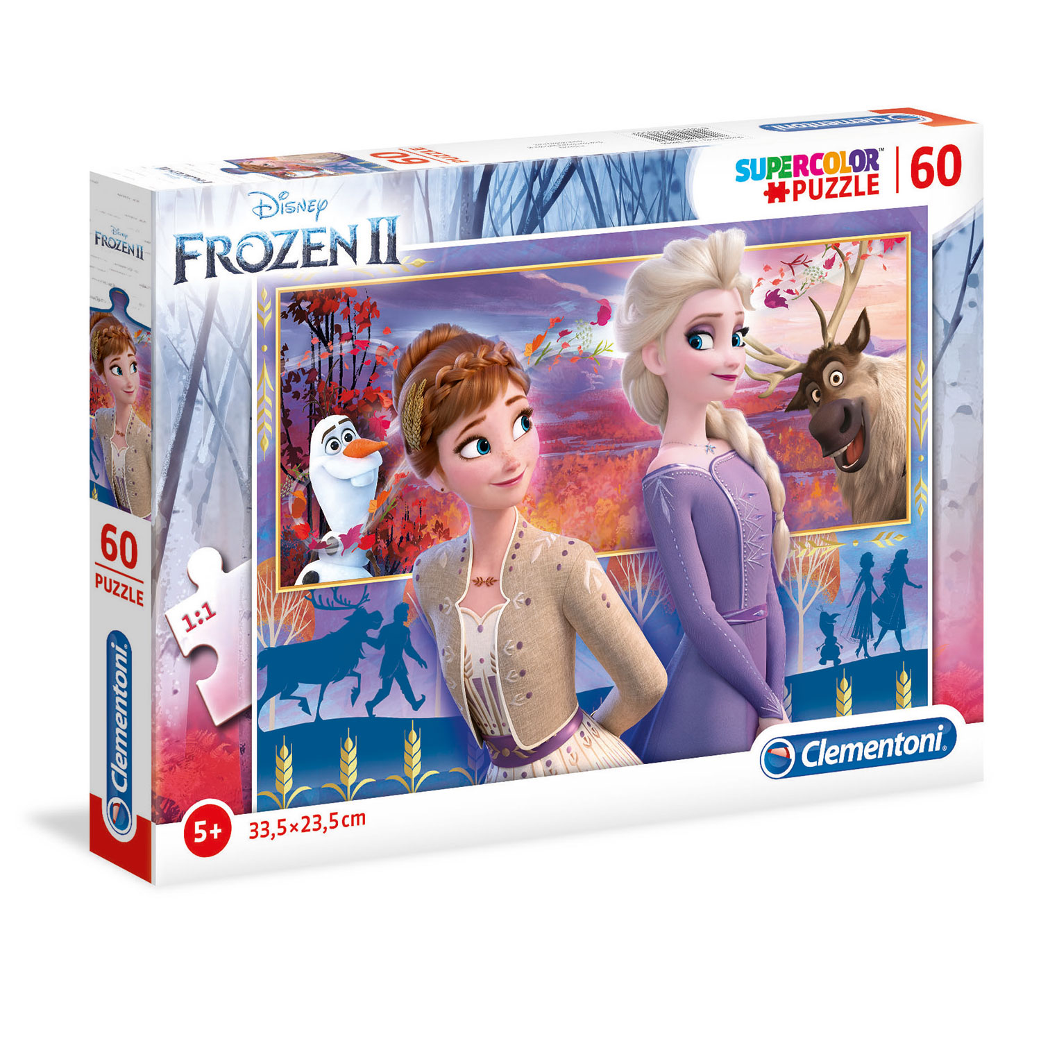 1200-26056-6396f66eb350aaa238b1fd31 Clementoni Παιδικό Παζλ Super Color Frozen 2 60 τμχ - Image 1