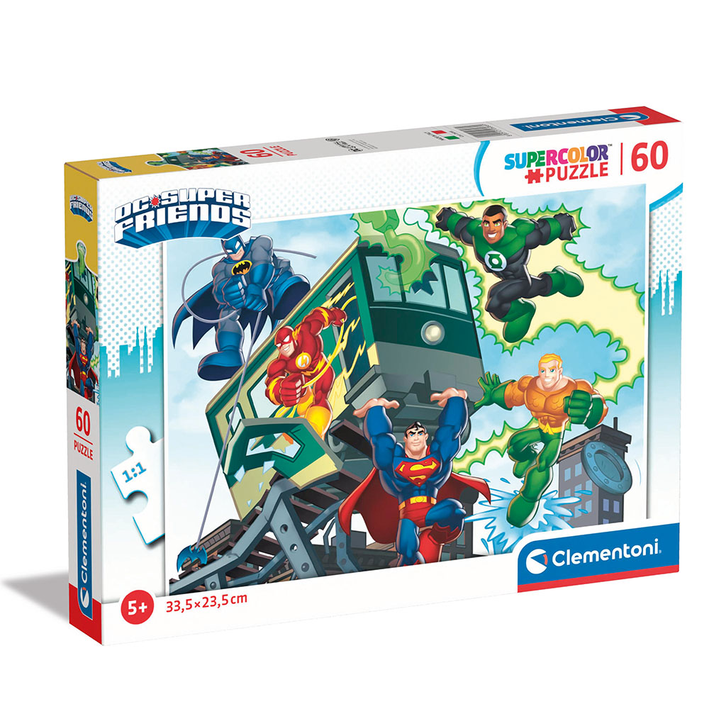 1200-26066-63975311b350aaa238b1fed5 Clementoni Παιδικό Παζλ Super Color Superfriends 60 τμχ - Image 1