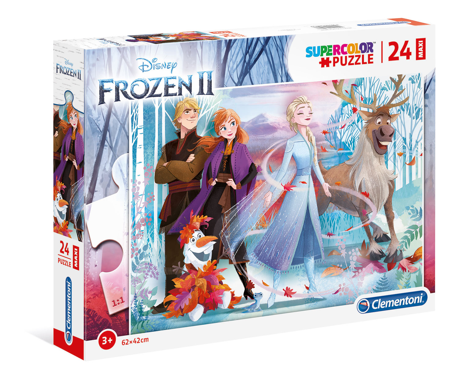 1200-28513-6396f742b350aaa238b1fd41 Clementoni Παιδικό Παζλ Maxi Super Color Frozen 2 24 τμχ - Image 1