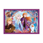 Clementoni Παιδικό Παζλ 4 in 1 Supercolor Disney Frozen II 12-16-20-24 τμχ - Image 4