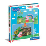 Clementoni Παιδικό Παζλ Supercolor Peppa Pig 2x60 τμχ