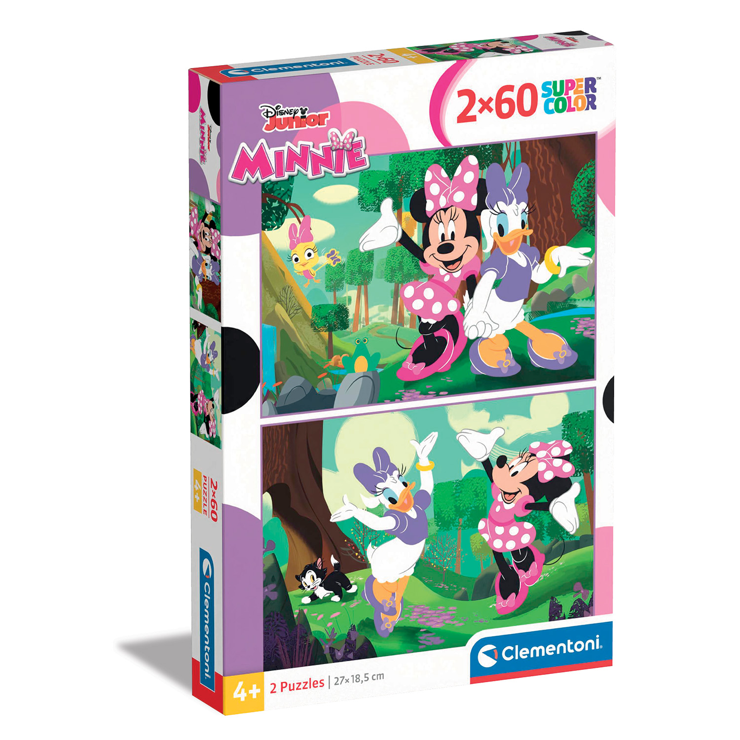 120024815-65f301c7955b88d0504fa81e Clementoni Παιδικό Παζλ Super Color Disney Minnie 2x60 τμχ - Image 1
