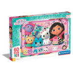 Clementoni Παιδικό Παζλ Maxi Super Color Gabby's Dollhouse 60 τμχ