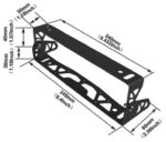 Βάση πινακίδας οχημάτων αλουμινίου - 1216704A - 120237 - Blue - Image 2