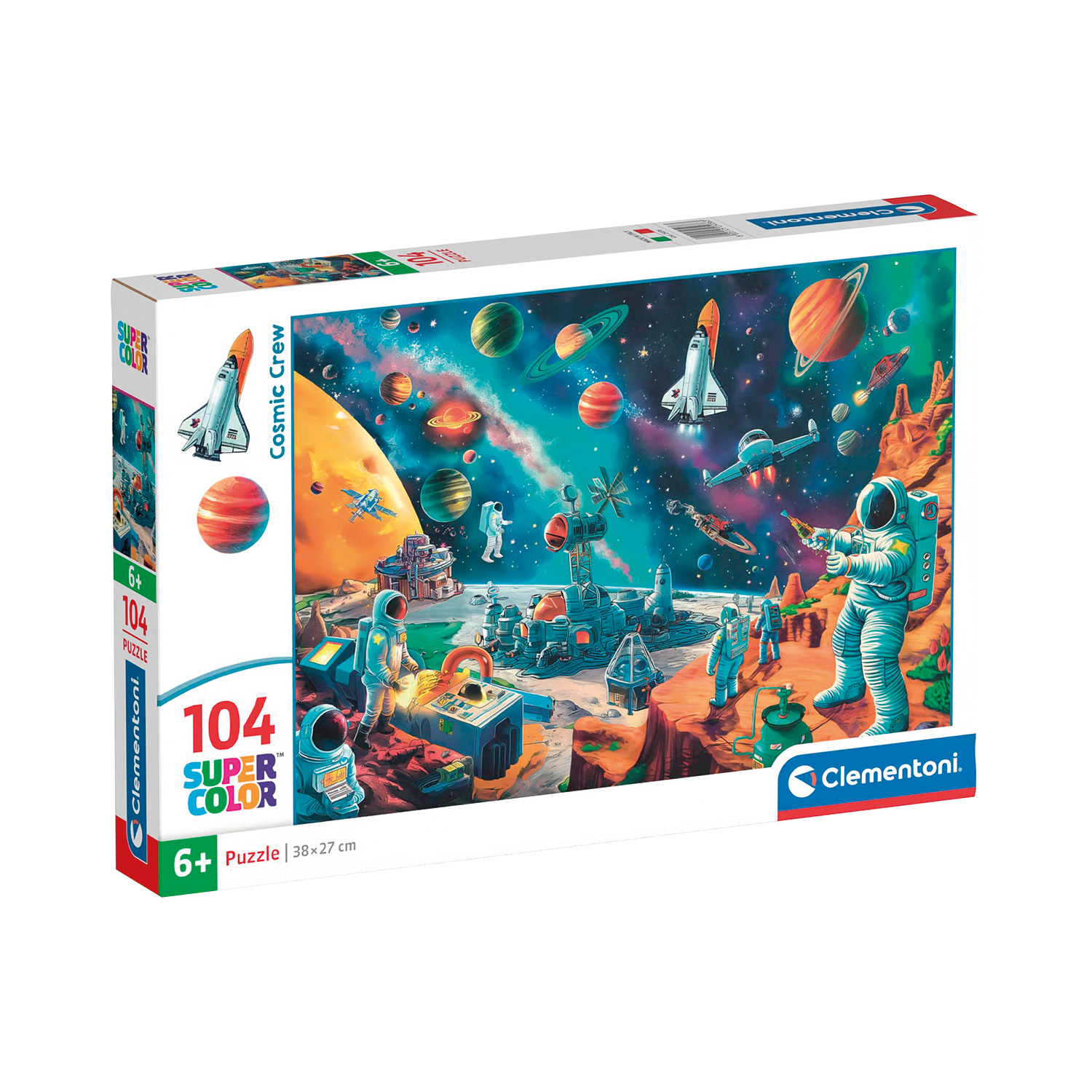 1210-25036-687f988e777ee864ff5713e9_1753197434 Clementoni Παιδικό Παζλ Super Color Cosmic Crew 104 τμχ - Image 1