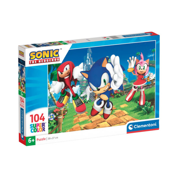 Clementoni Παιδικό Παζλ Super Color Sonic 104 τμχ