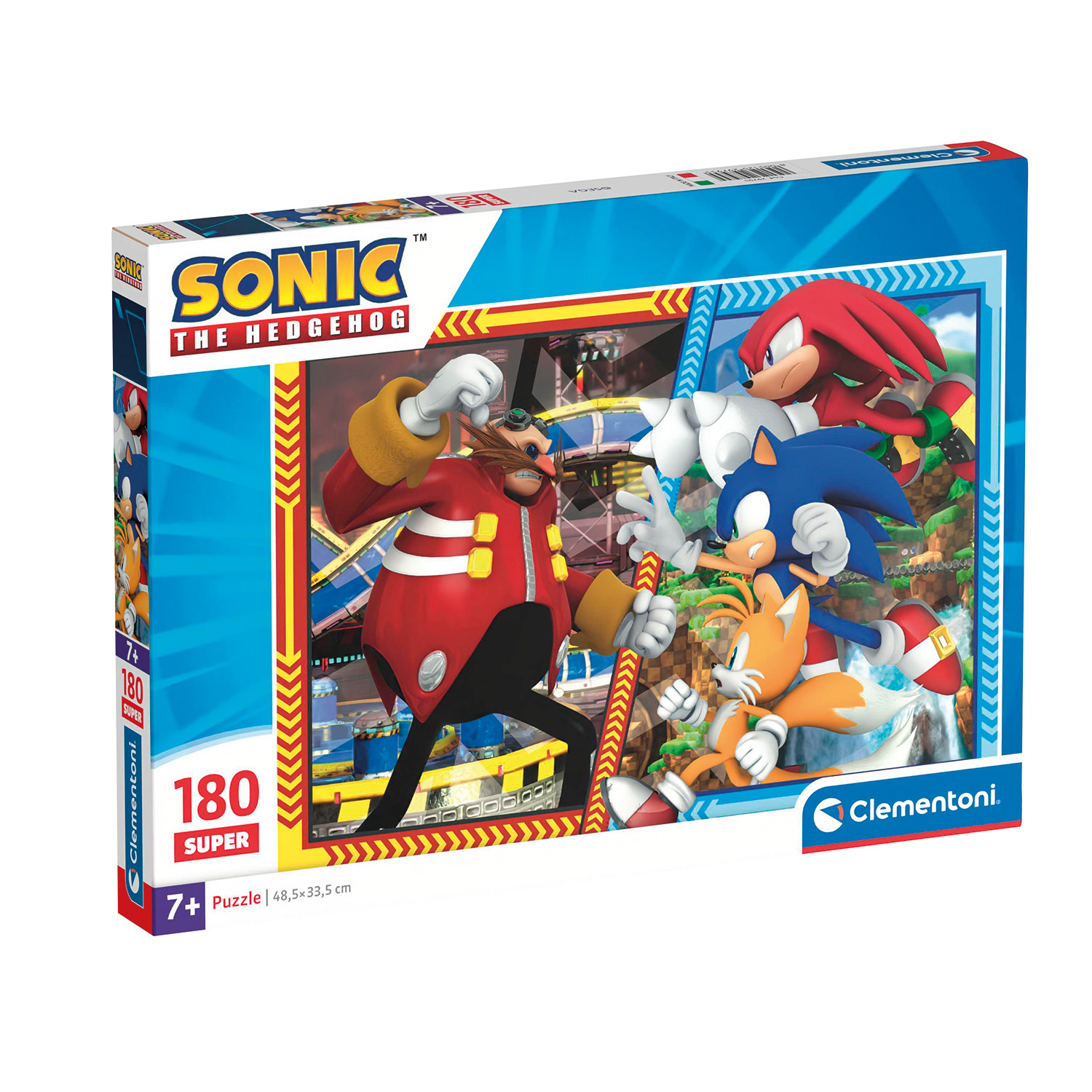 1210-29795-688781753d0e531e93bf4a9c_1754269213 Clementoni Παιδικό Παζλ Supercolor Sonic 180 τμχ - Image 1