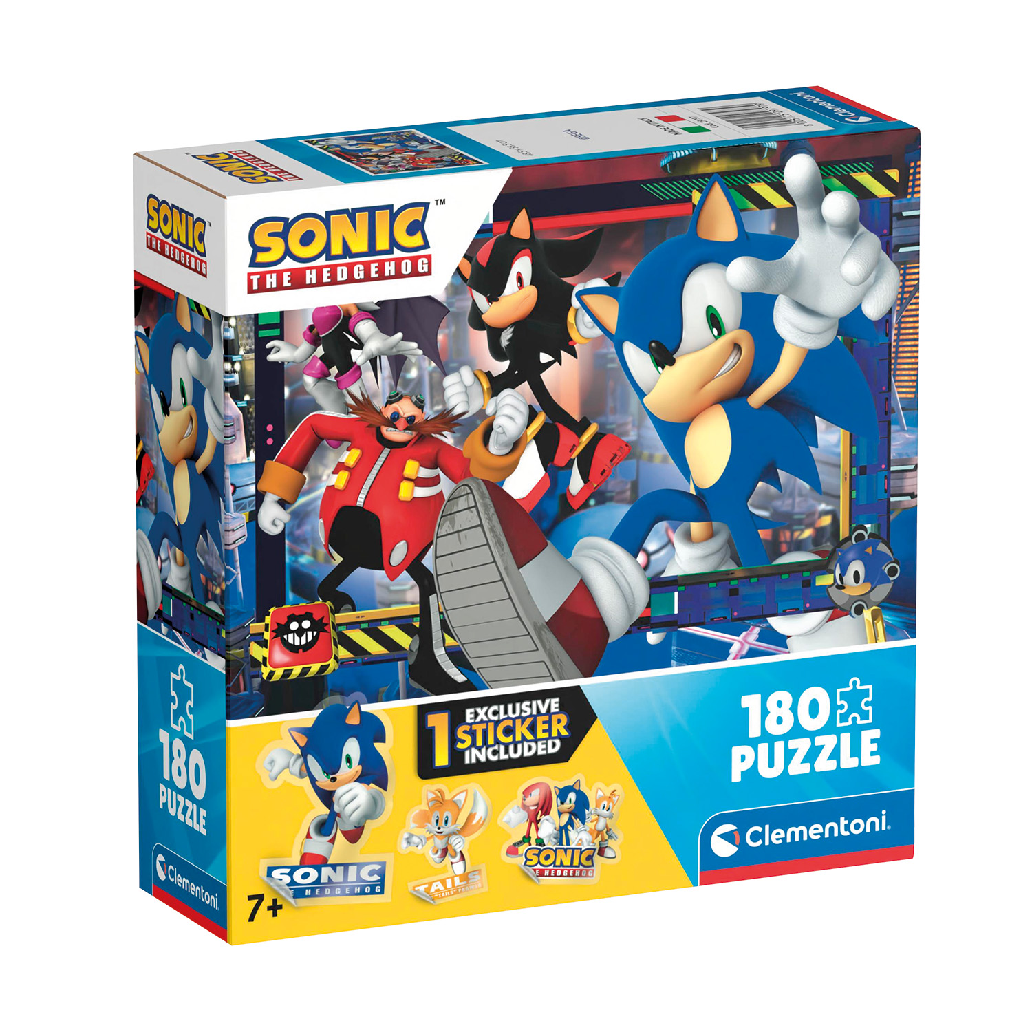 1210-29797-68877b2b3d0e531e93bf4a88_1754269213 Clementoni Παιδικό Παζλ Supercolor Sonic 180 τμχ - Image 1