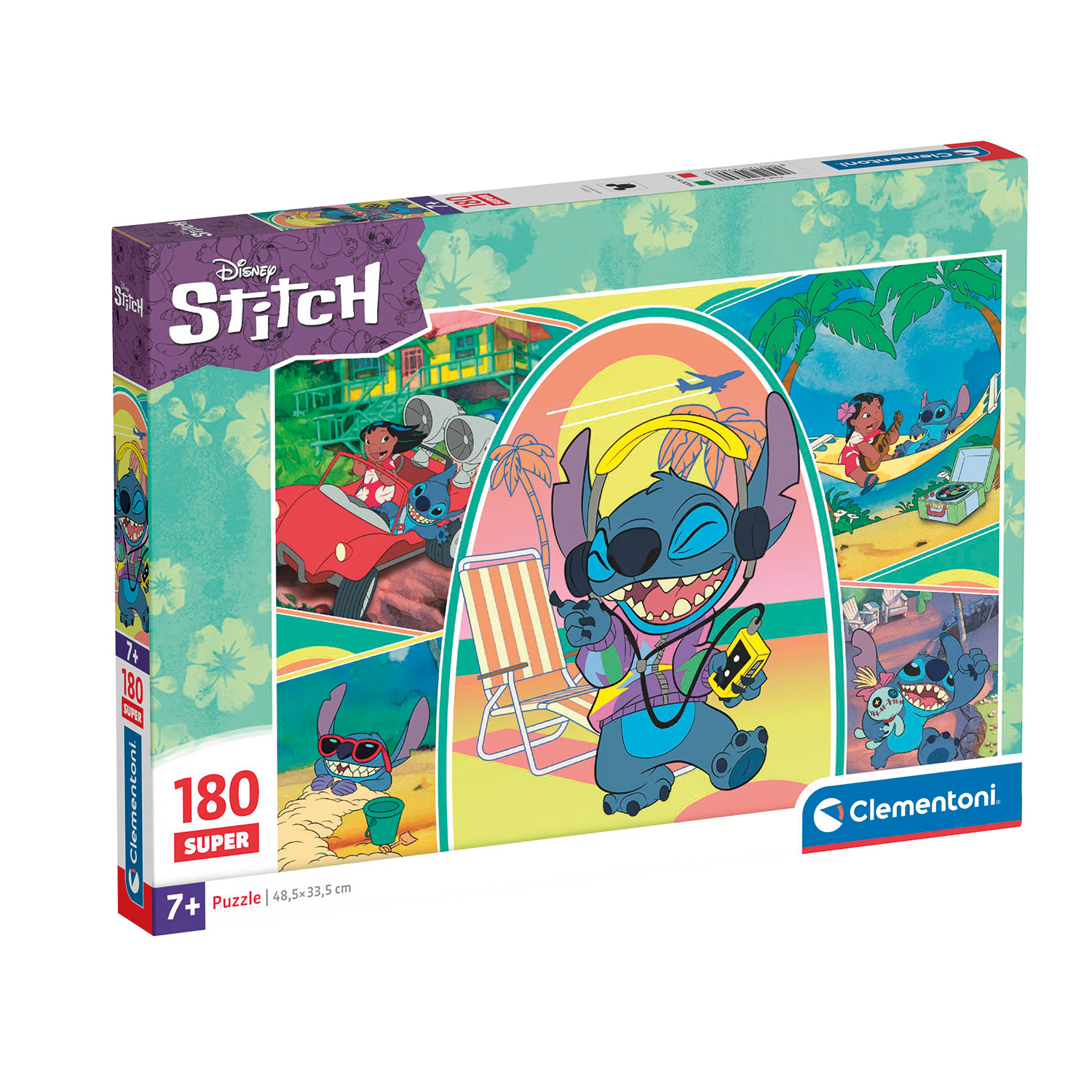 1210-29800-68877db43d0e531e93bf4a97_1754269213 Clementoni Παιδικό Παζλ Supercolor Disney Stitch 180 τμχ - Image 1