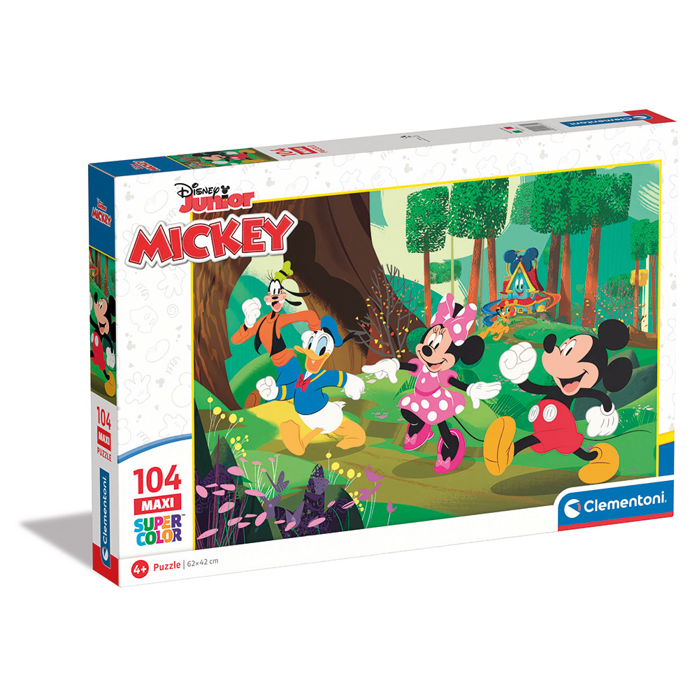 121023772-64302c4ef960cd5122f246a6 Clementoni Παιδικό Παζλ Maxi Supercolor Disney Mickey And Friends 104 τμχ - Image 1