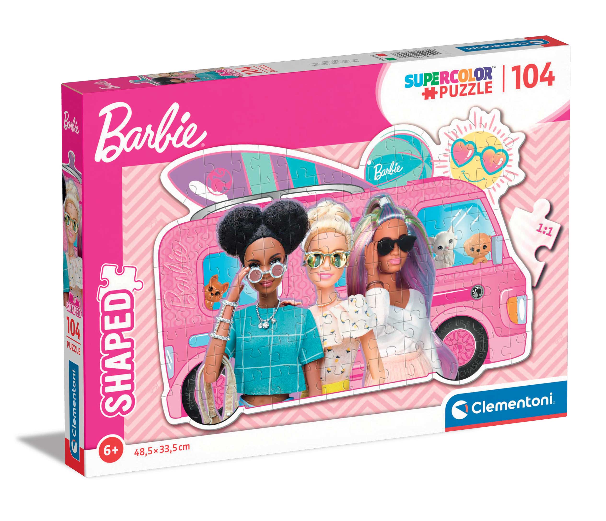 121027162-6514168c06343601c741b0f2 Clementoni Παιδικό Παζλ Super Color Barbie 104 τμχ - Image 1