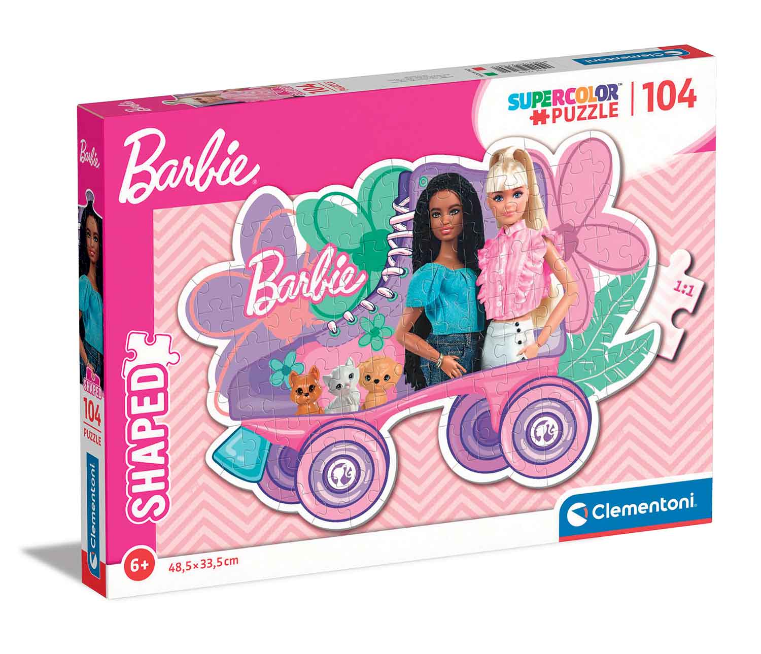 121027164-65141bad06343601c741b108 Clementoni Παιδικό Παζλ Super Color Barbie 104 τμχ - Image 1