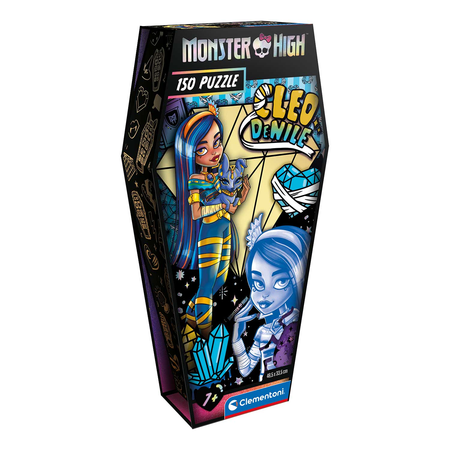 121028186-6728a508800441d13971cb98_1730724206 Clementoni Παιδικό Παζλ Monster High Coffin Pack Cleo Denile 150 τμχ - Image 1