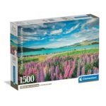 Clementoni Παζλ High Quality Collection Λεβάντες στη Λίμνη Τεκάπο 1500 τμχ - Compact Box