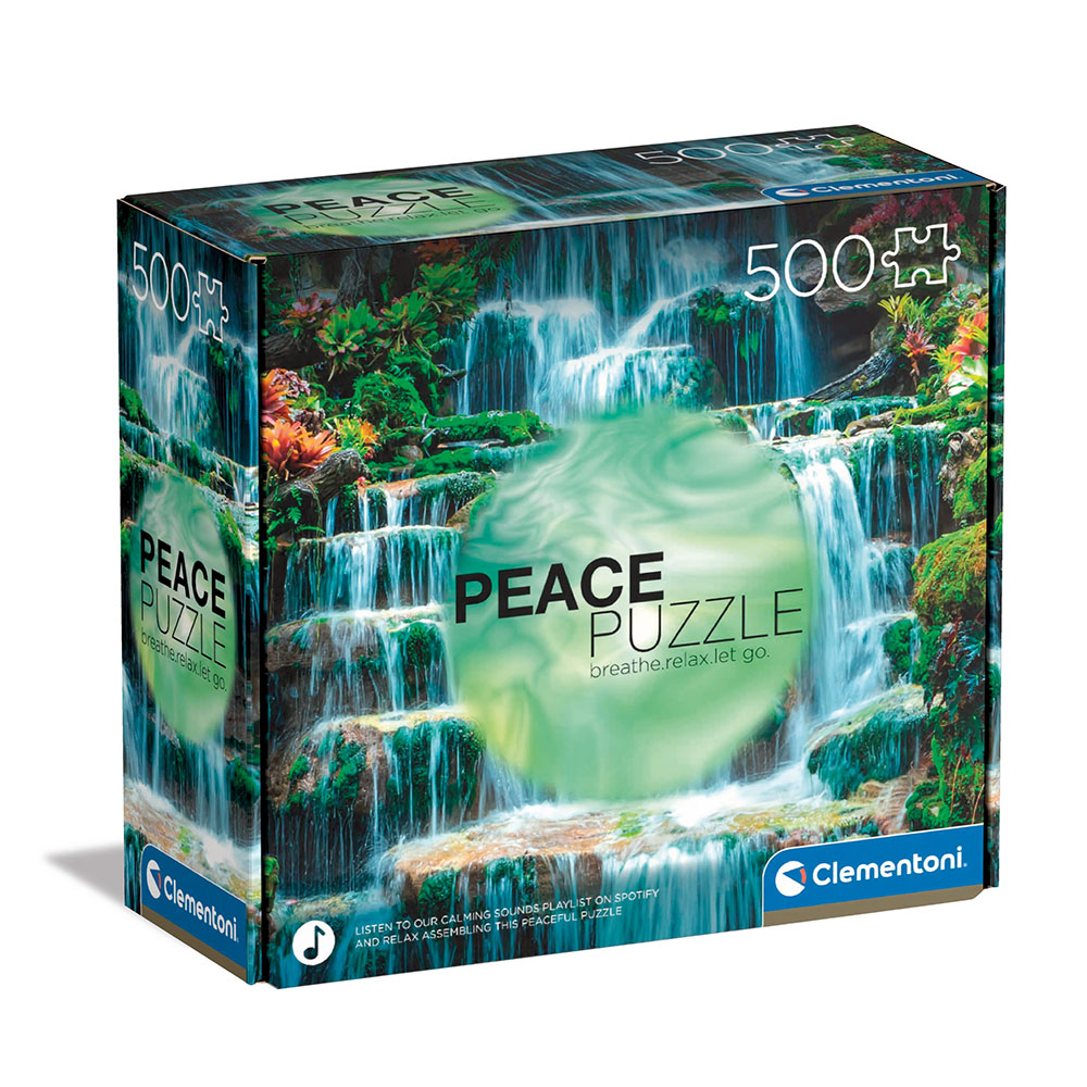 1220-35117-6394d833b350aaa238b1f38a_1728313244 Clementoni Παζλ Peace Puzzles The Flow 500 τμχ - Image 1