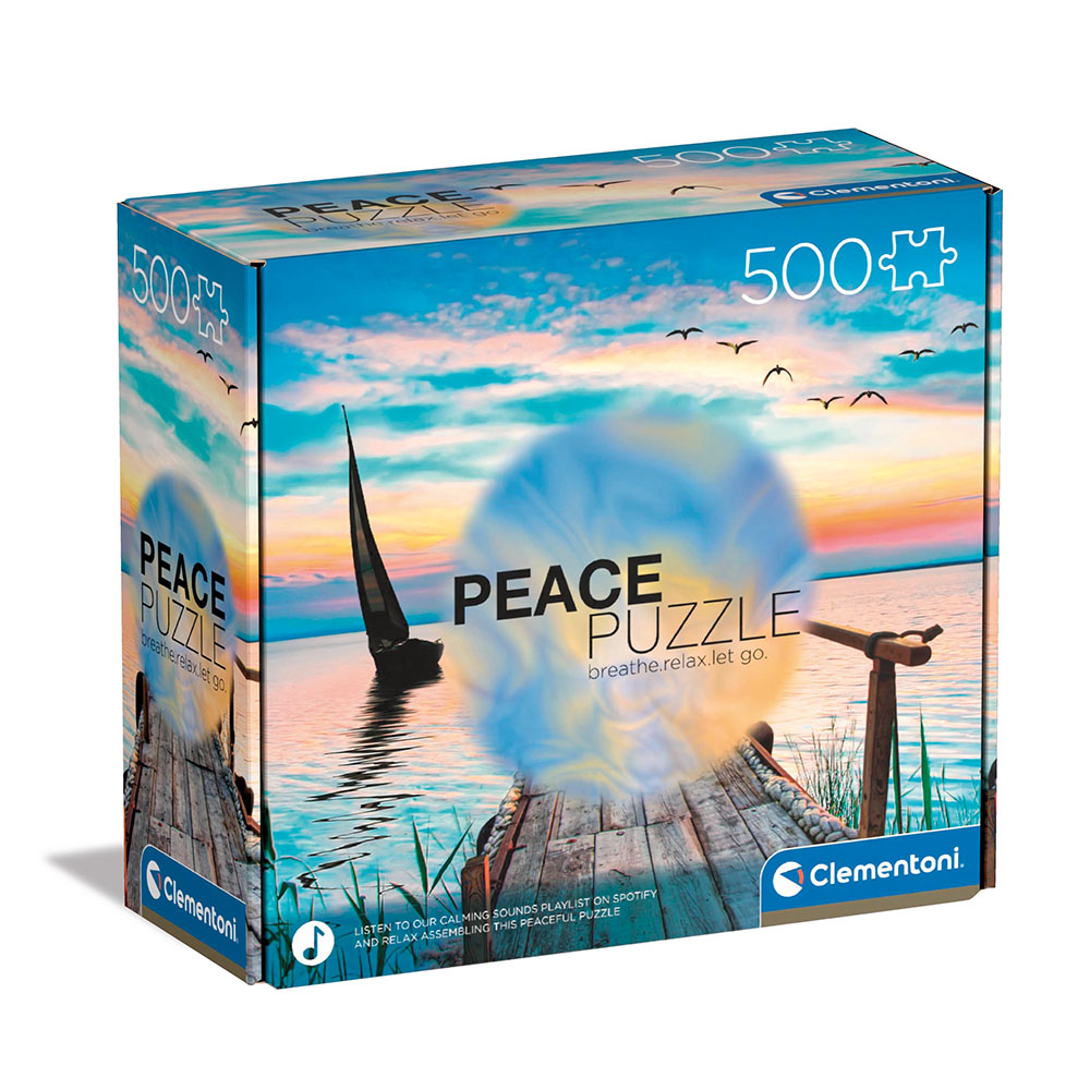 1220-35121-6394d852b350aaa238b1f38e_1728313245 Clementoni Παζλ Peace Puzzles Wind 500 τμχ - Image 1