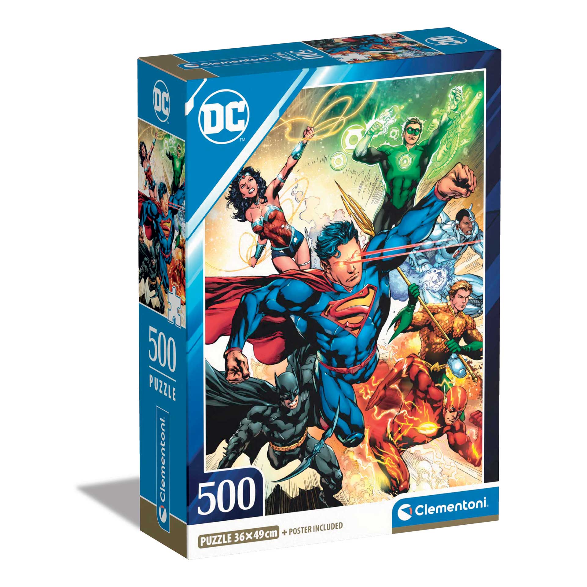 1220-35531-68e39b6a941cf1053a402c6e_1759753035 Clementoni Παζλ High Quality Collection DC Comics Justice League 500 τμχ - Compact Box - Image 1