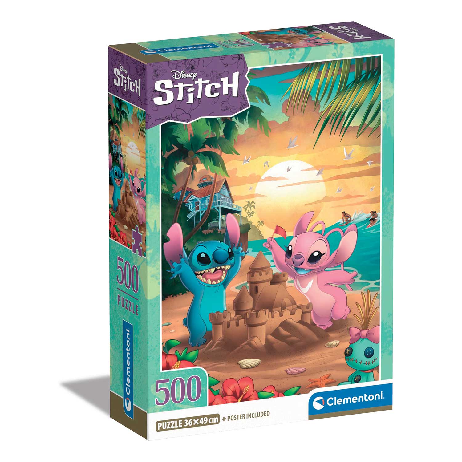 1220-35547-6874d1d5b9057162f631a05d_1752495439 Clementoni Παζλ High Quality Collection Disney Stitch 500 τμχ - Compact Box - Image 1