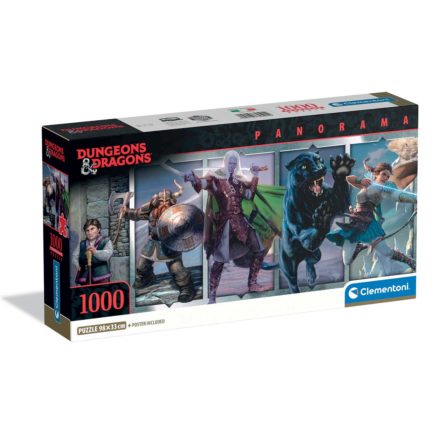1220-39501-68750b70b9057162f631a137_1752502514 Clementoni Παζλ Panorama High Quality Collection Dungeons & Dragons 1000 τμχ - Compact Box - Image 1