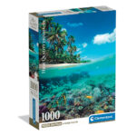 Clementoni Παζλ High Quality Collection Καλοκαιρινός Παράδεισος 1000 τμχ - Compact Box