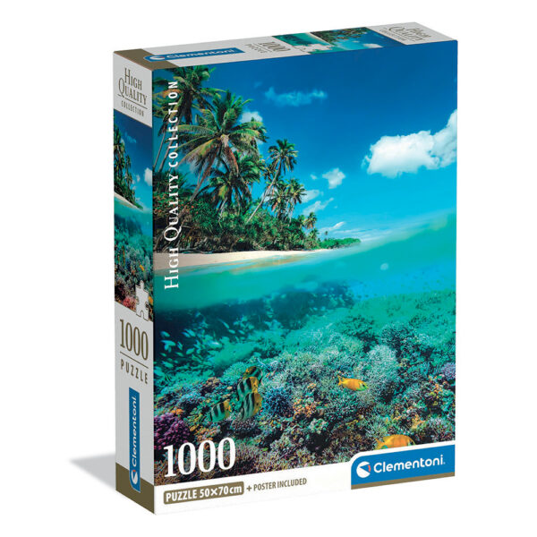 Clementoni Παζλ High Quality Collection Καλοκαιρινός Παράδεισος 1000 τμχ - Compact Box