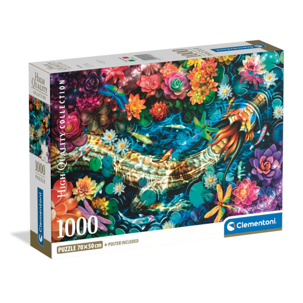 Clementoni Παζλ High Quality Collection Ο Ποταμός Κόι 1000 τμχ - Compact Box