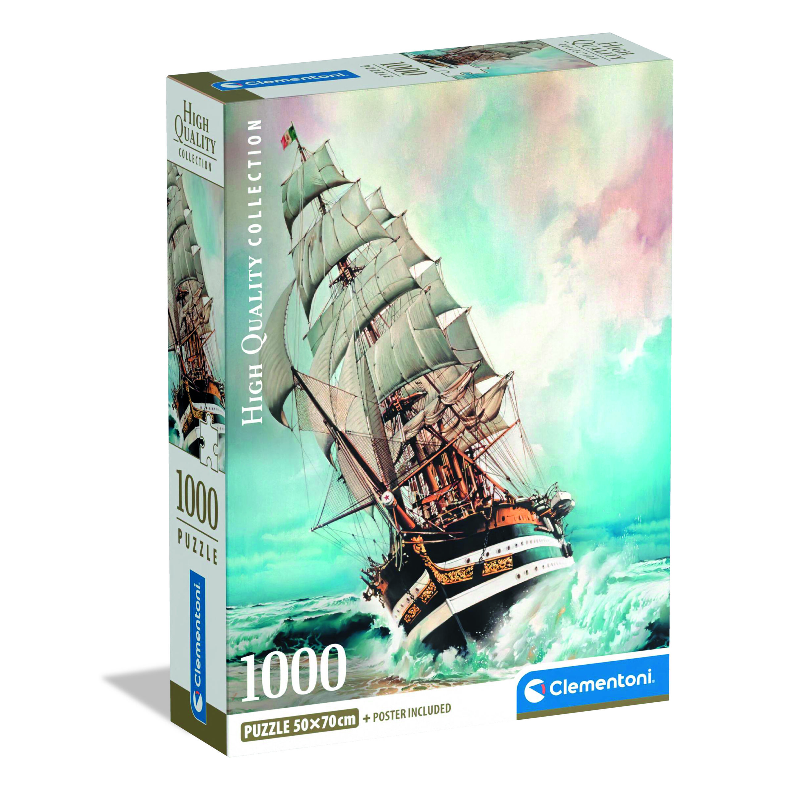 1220-39948-68dbdb25941cf1053a4026a1_1759239907-scaled Clementoni Παζλ High Quality Collection Amerigo Vespucci 1000 τμχ - Compact Box - Image 1