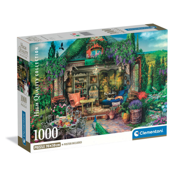 Clementoni Παζλ High Quality Collection Απόδραση στη Χώρα του Κρασιού 1000 τμχ - Compact Box