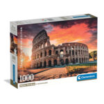 Clementoni Παζλ High Quality Collection Ηλιοβασίλεμα στο Κολοσσαίο 1000 τμχ - Compact Box