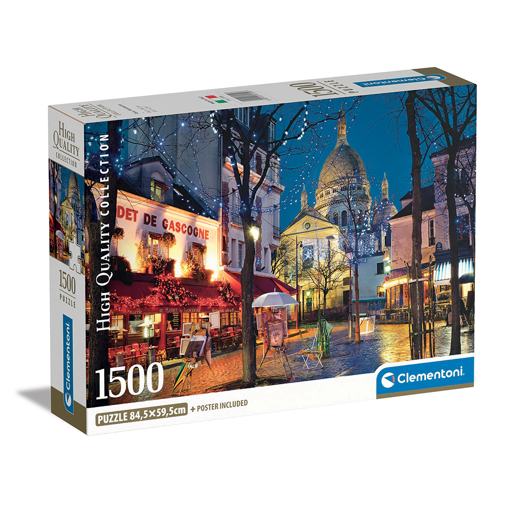 122031709-667d6f1f551698edf03ba966 Clementoni Παζλ High Quality Collection Παρίσι Montmartre 1500 τμχ - Compact Box - Image 1