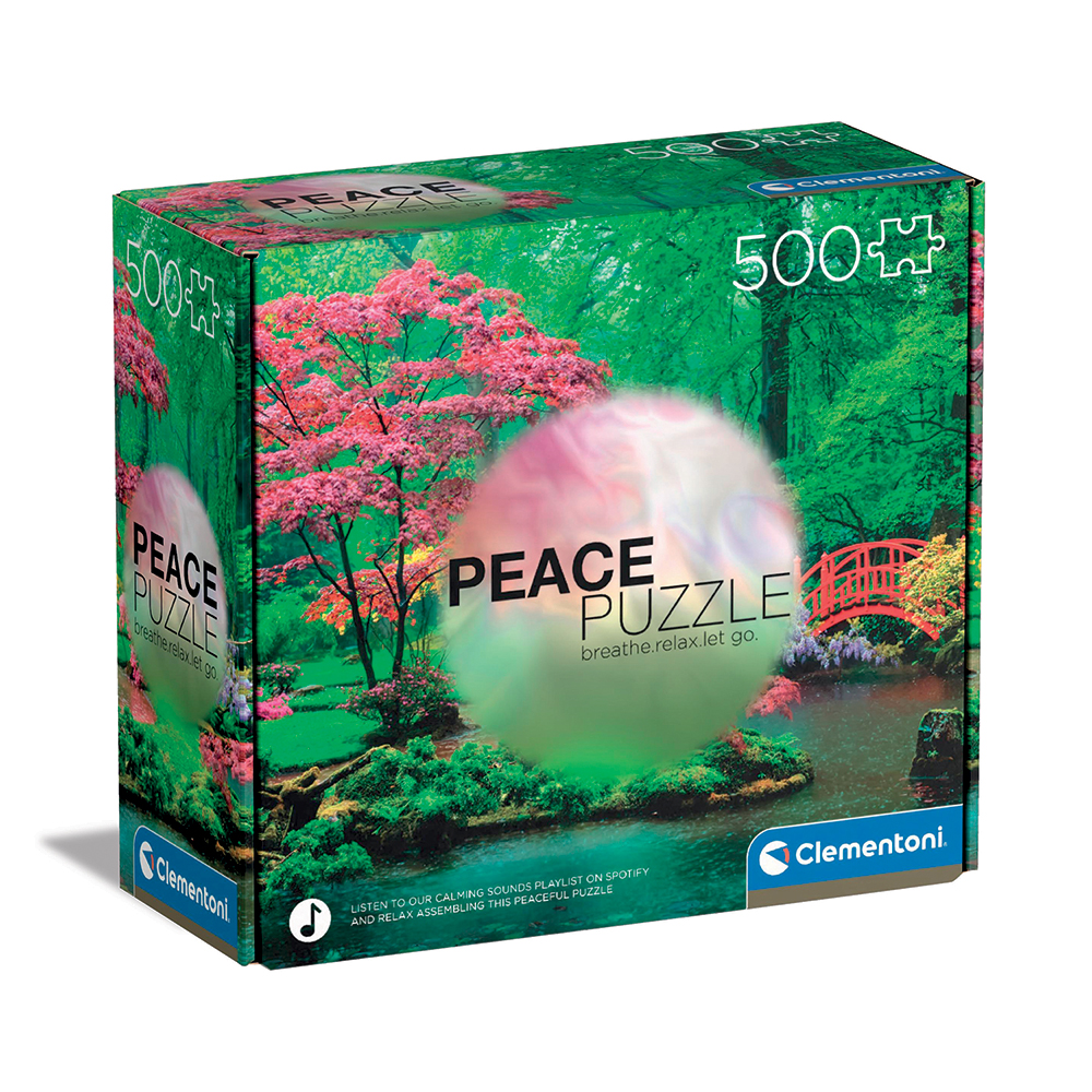 122035528-66699c3a551698edf03ba503 Clementoni Παζλ Peace Puzzles Raindrops Lullaby 500 τμχ - Image 1