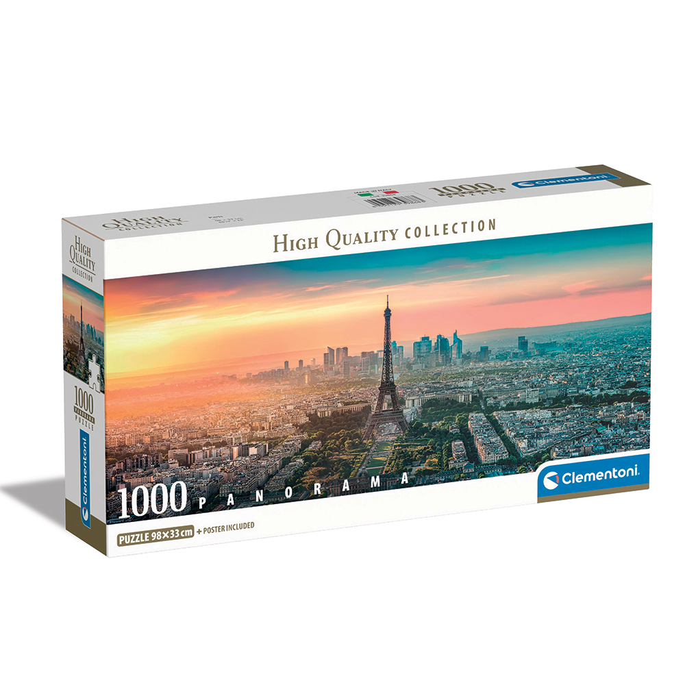 122039868-667eb8d7551698edf03ba9e7 Clementoni Παζλ Panorama High Quality Collection Παρίσι 1000 τμχ - Compact Box - Image 1