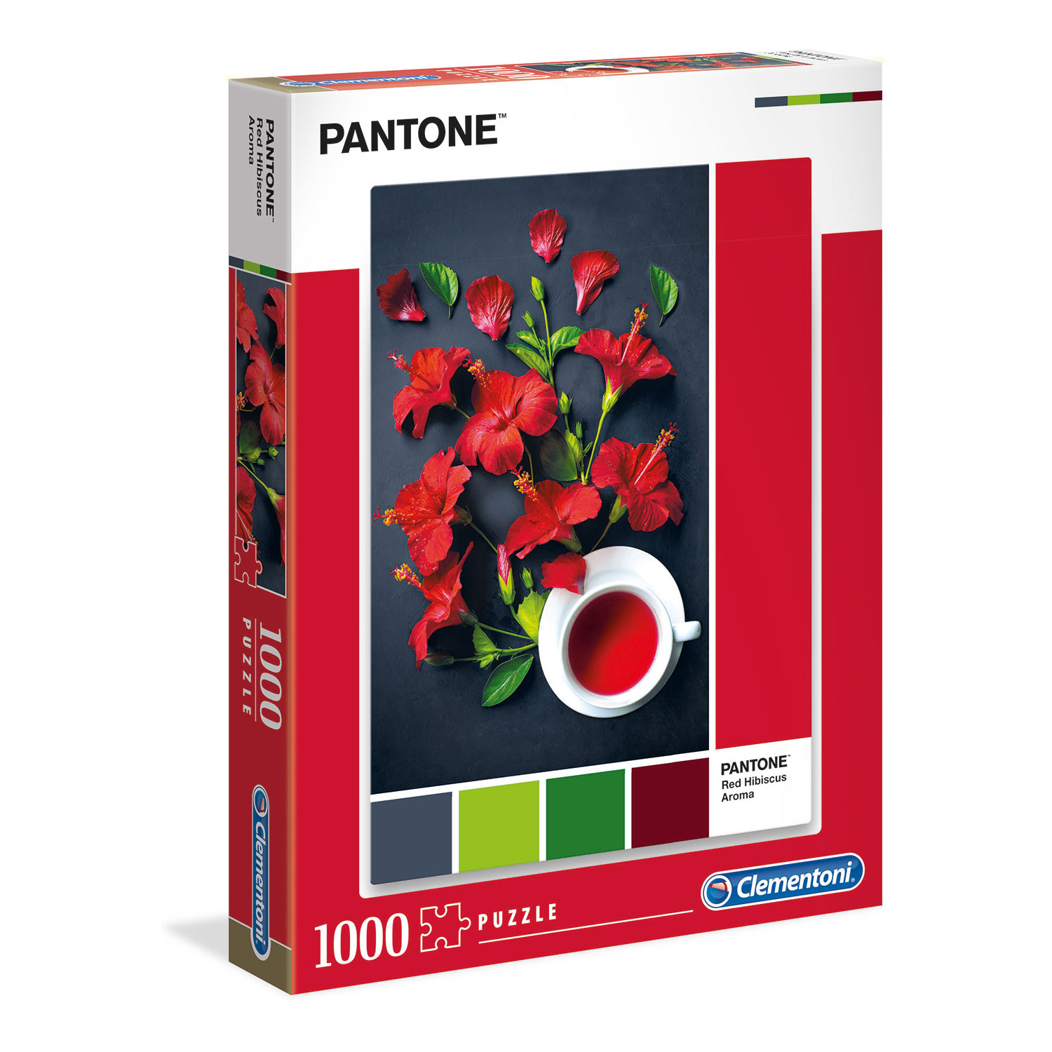 1260-39494-6394e753b350aaa238b1f4ad Clementoni Παζλ Pantone Κόκκινος Ιβίσκος 1000 τμχ - Image 1
