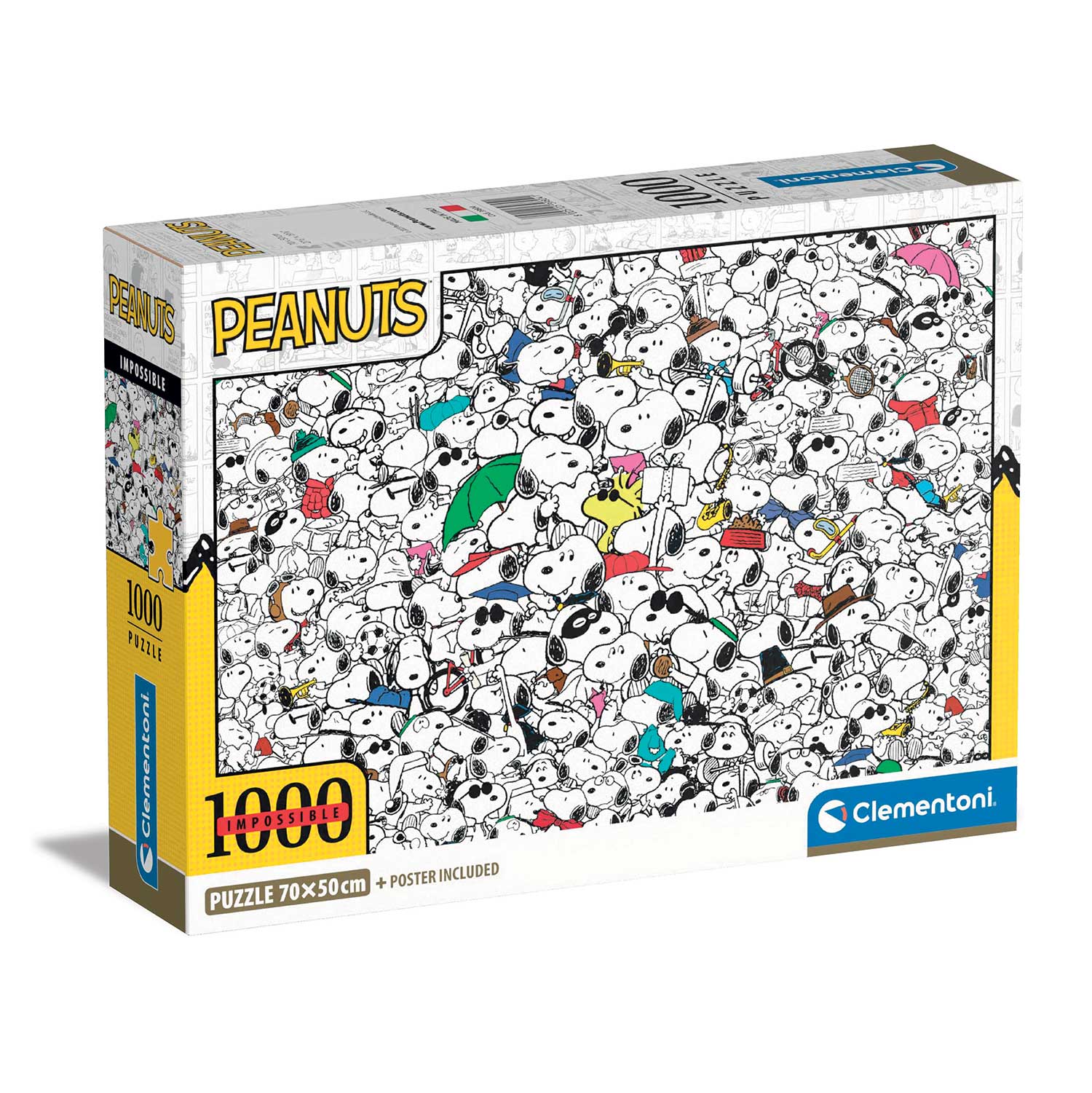 1260-39804-6874ebfbb9057162f631a09e_1752495438 Clementoni Παζλ Impossible Peanuts 1000 τμχ - Compact Box - Image 1