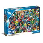 Clementoni Παζλ Impossible DC Comics Justice League 1000 τμχ - Compact Box