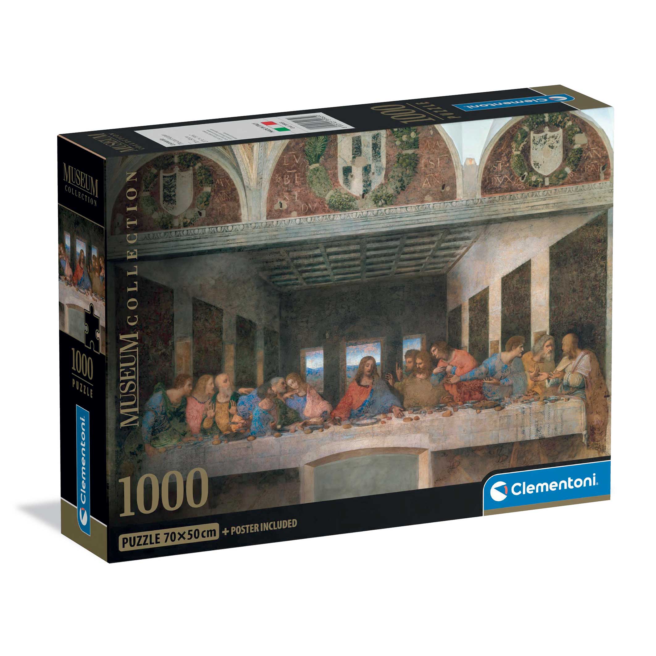 1260-39965-687612b1b9057162f631a45c_1752571037 Clementoni Παζλ Museum Collection Leonardo da Vinci: Μυστικός Δείπνος 1000 τμχ - Compact Box - Image 1