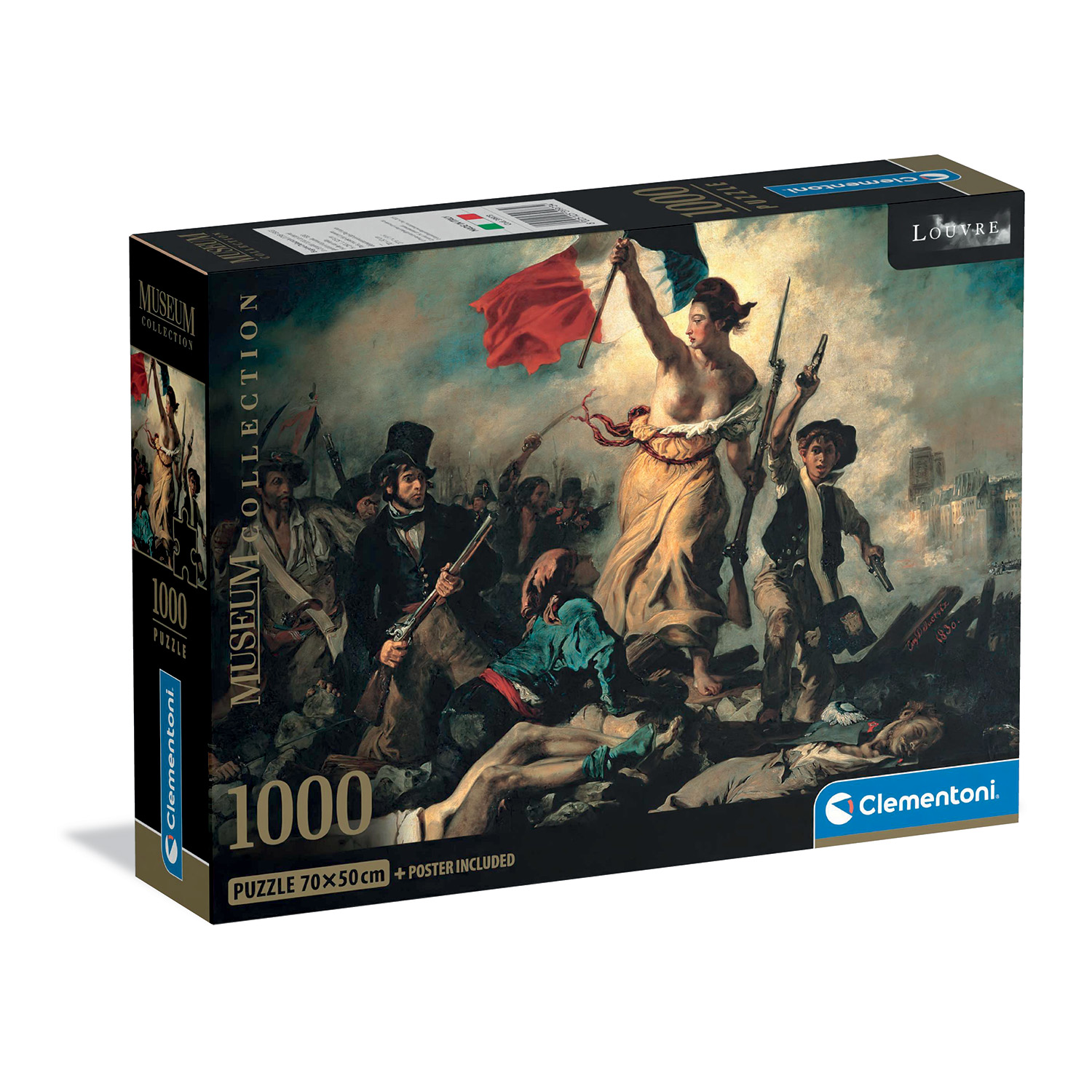1260-39973-68db9c08941cf1053a402627_1759223707 Clementoni Παζλ Museum Collection Eugene Delacroix: Η Ελευθερία Οδηγεί το Λαό 1000 τμχ - Compact Box - Image 1