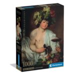 Clementoni Παζλ Museum Collection Caravaggio: Βάκχος 1000 τμχ - Compact Box