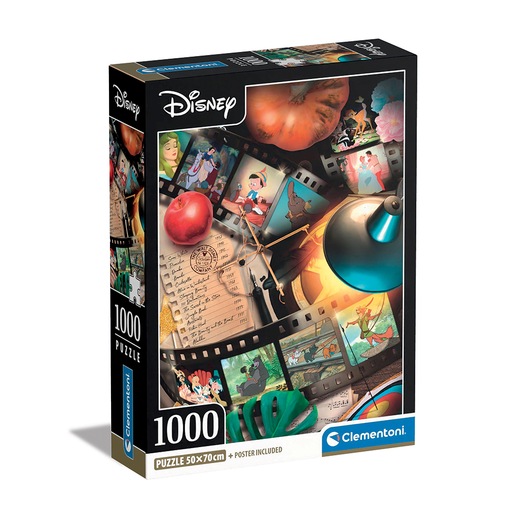 126039810-666ab879551698edf03ba581 Clementoni Παζλ High Quality Collection Disney Classic Movies 1000 τμχ - Compact Box - Image 1