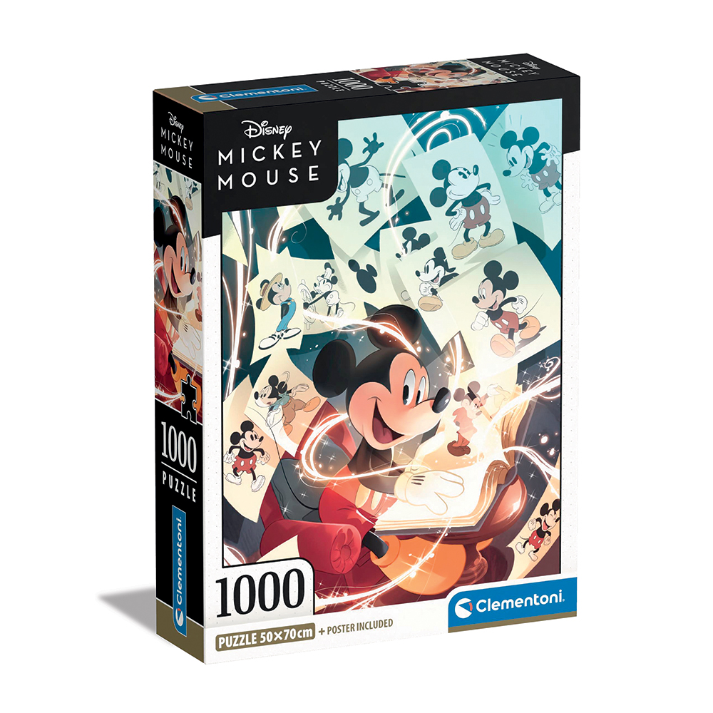 126039811-666ab769551698edf03ba579 Clementoni Παζλ High Quality Collection Disney Mickey Mouse Celebration 1000 τμχ - Compact Box - Image 1