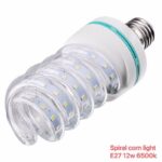 Λάμπα LED - Spiral Corn - E27 - 12W - 6500K - 356960 - Image 2